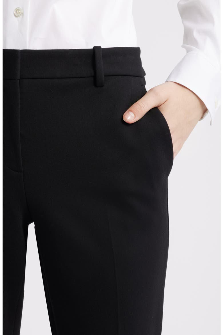 Treeca Ponte Crop Pants, Alternate, color, BLACK