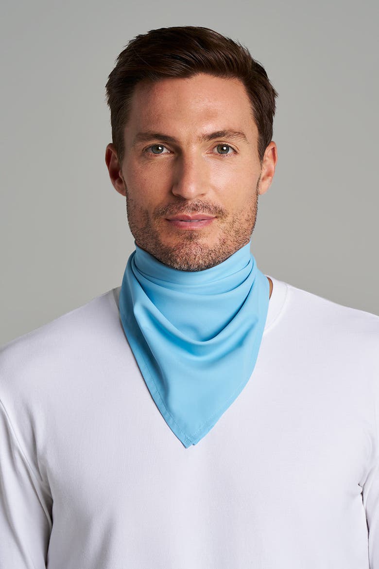 Grassi Lightweight Sun Bandana, UPF 50+ Sun Protection, Alternate, color, Arctic Blue