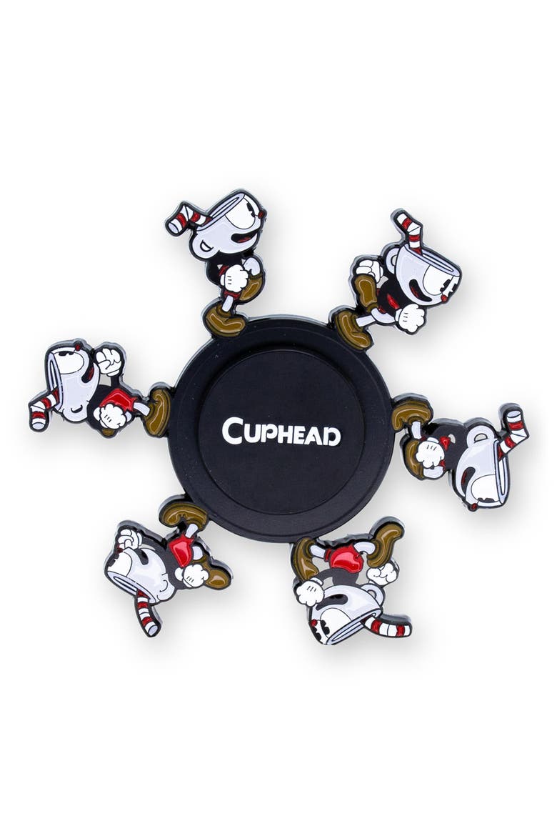Cuphead Running 3-Inch Fidget Toy Spinner, Main, color, Red