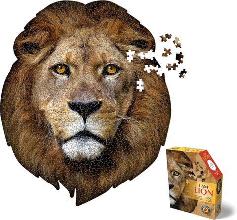 I Am Lion 550 Pieces Animal Shaped Jigsaw Puzzle
