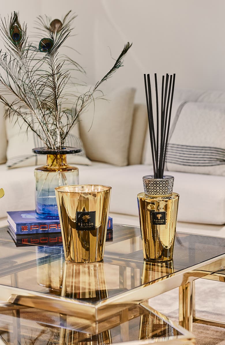 Baobab Collection Totem Aurum Mini Luxury Fragrance Diffuser, Alternate, color, Shiny Gold