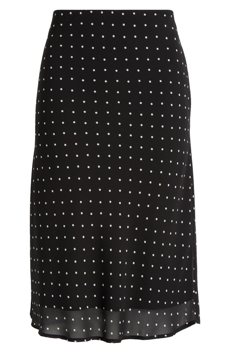 WAYF Anita Polka Dot Skirt, Alternate, color, 