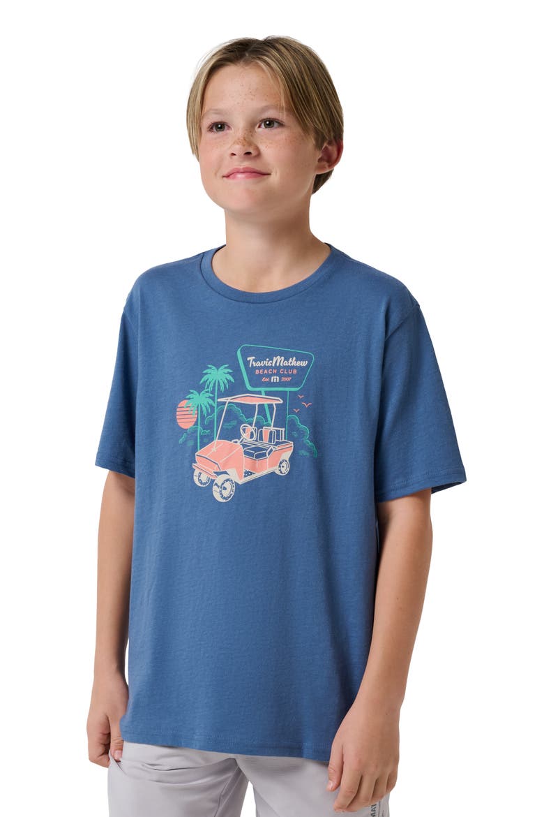 Kids' Bellhop Cotton Graphic T-Shirt, Alternate, color, BLUE HORIZON
