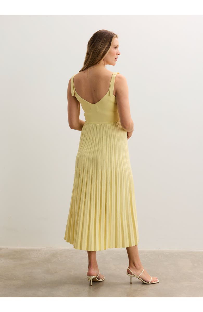 HATCH Collection The Maisie Maternity Dress, Alternate, color, Lemon Drop