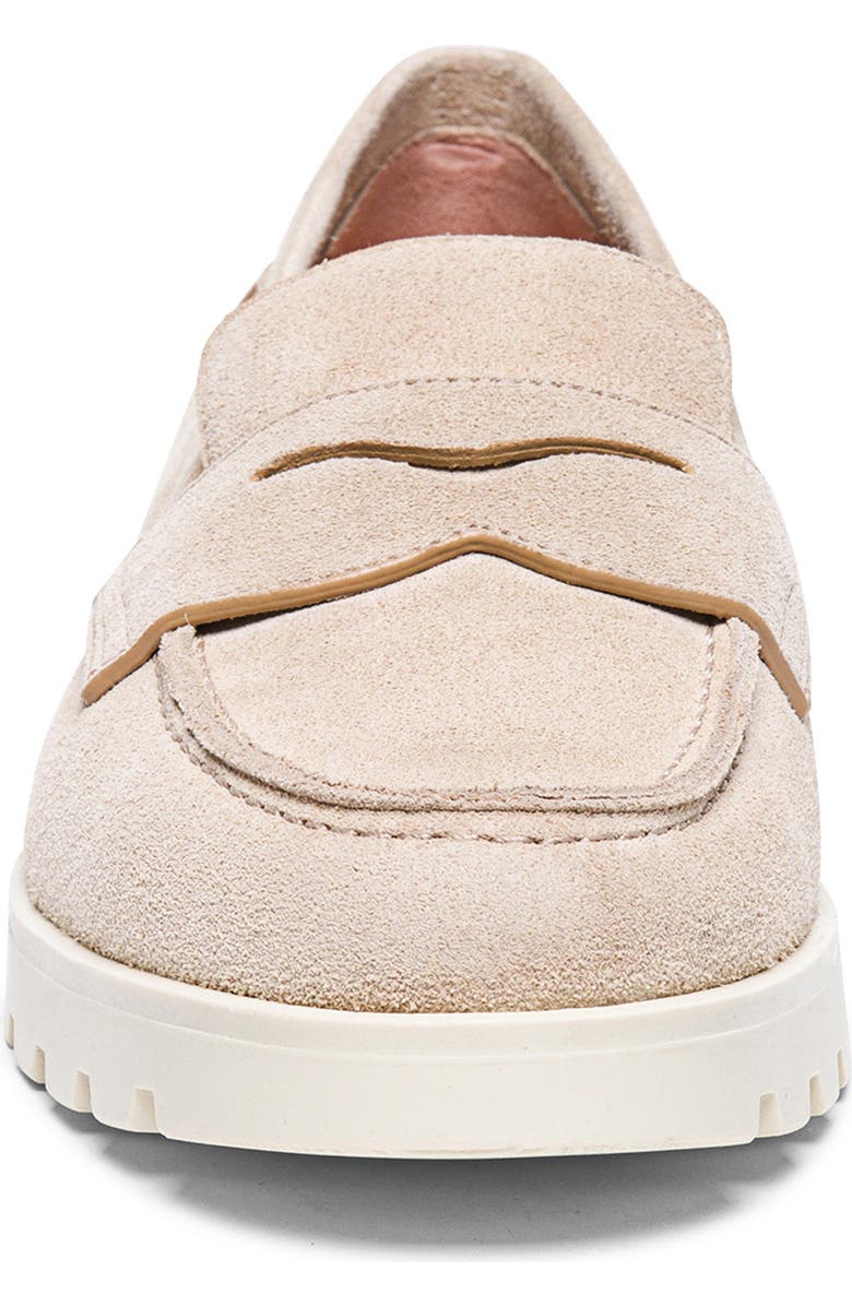 Santoni Women's suede loafer, Alternate, color,