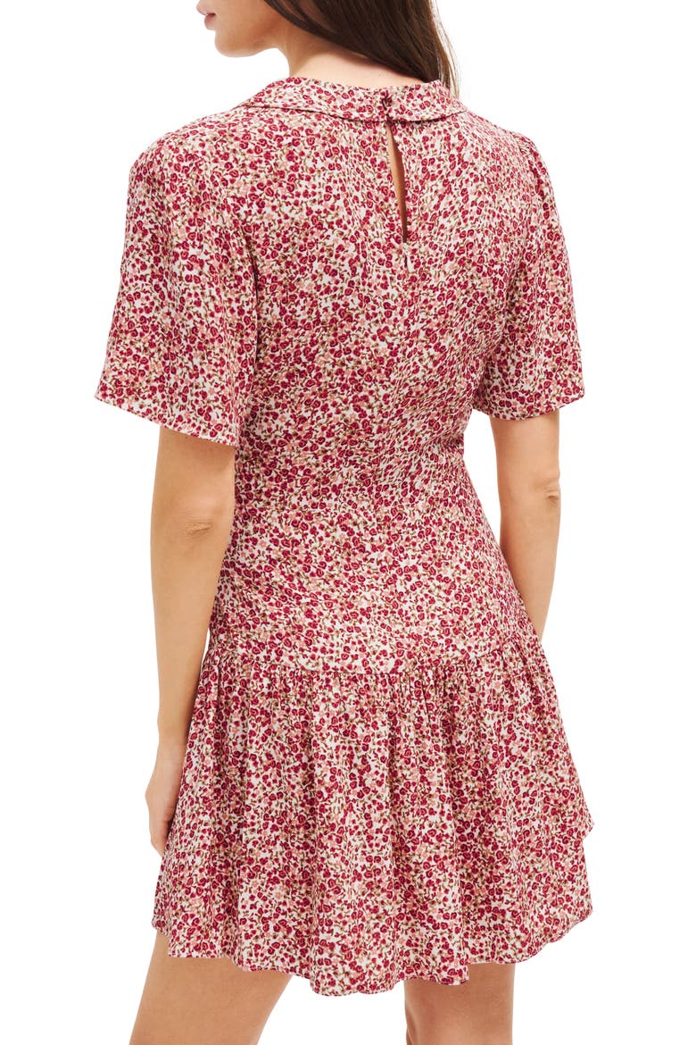 Adelina Floral Minidress, Alternate, color, LA VIE EN ROSE