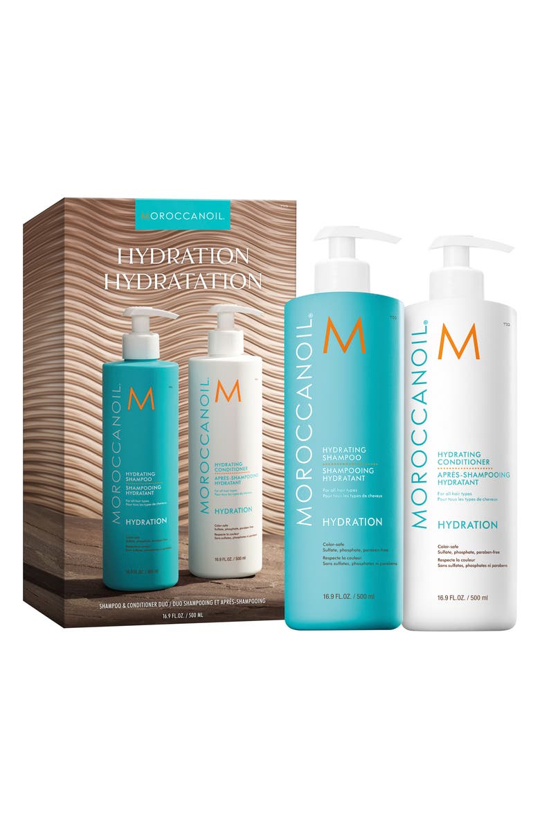 MOROCCANOIL<sup>®</sup> Hydrating Shampoo & Conditioner Set (Limited Edition) USD $100 Value, Main, color, 