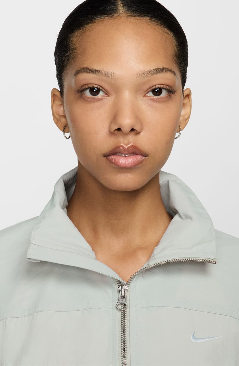 Nike Everything Woven Repel UV Protection Jacket, Alternate, color, Light Silver Grey/ White