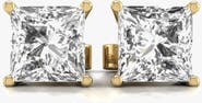 SEREIA OFFICIAL Studs 14K Gold 0.75 Carat The Princess Solitaire