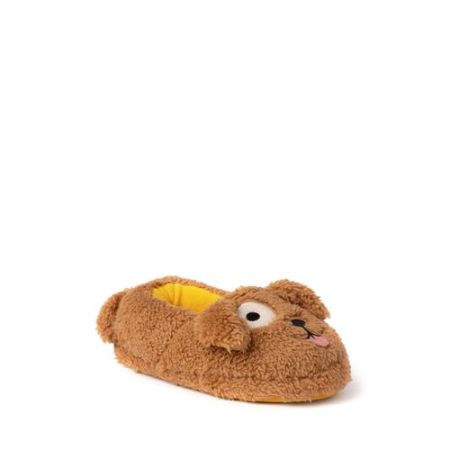 Dearfoams Kids' Emery Critter Closed Back Animal Slipper