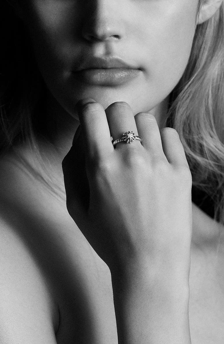David Yurman Starburst Ring with Diamonds, Alternate, color, 
