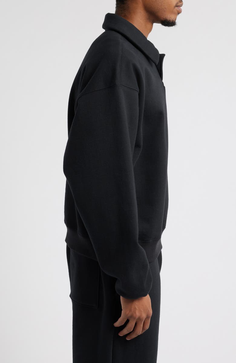 Elwood Heavyweight Fleece Polo Collar Sweatshirt, Alternate, color, 