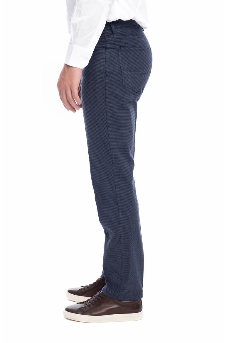 Stretch Cotton Casual Fashion Pants, Alternate, color, NAVY BLUE