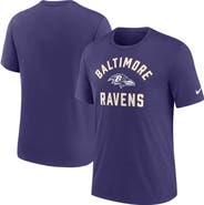 Nike Men's Nike Purple Baltimore Ravens Favorable Timeline Tri-Blend T-Shirt