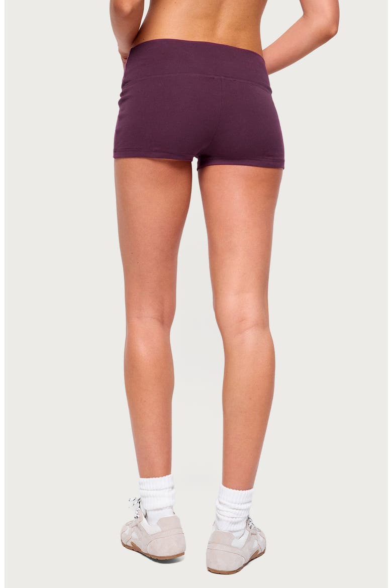 Anlie Micro Shorts, Alternate, color, PLUM