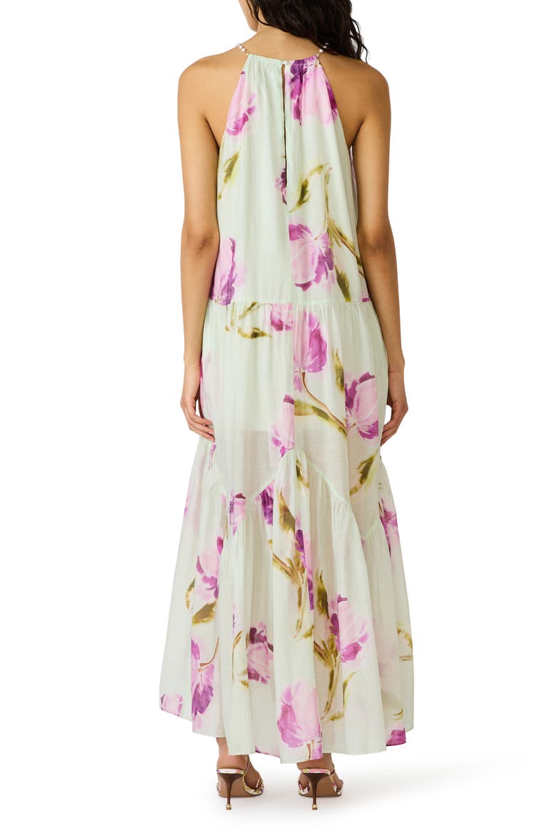 Jamie Floral Print Maxi Dress, Alternate, color, ENGLISH ROSE