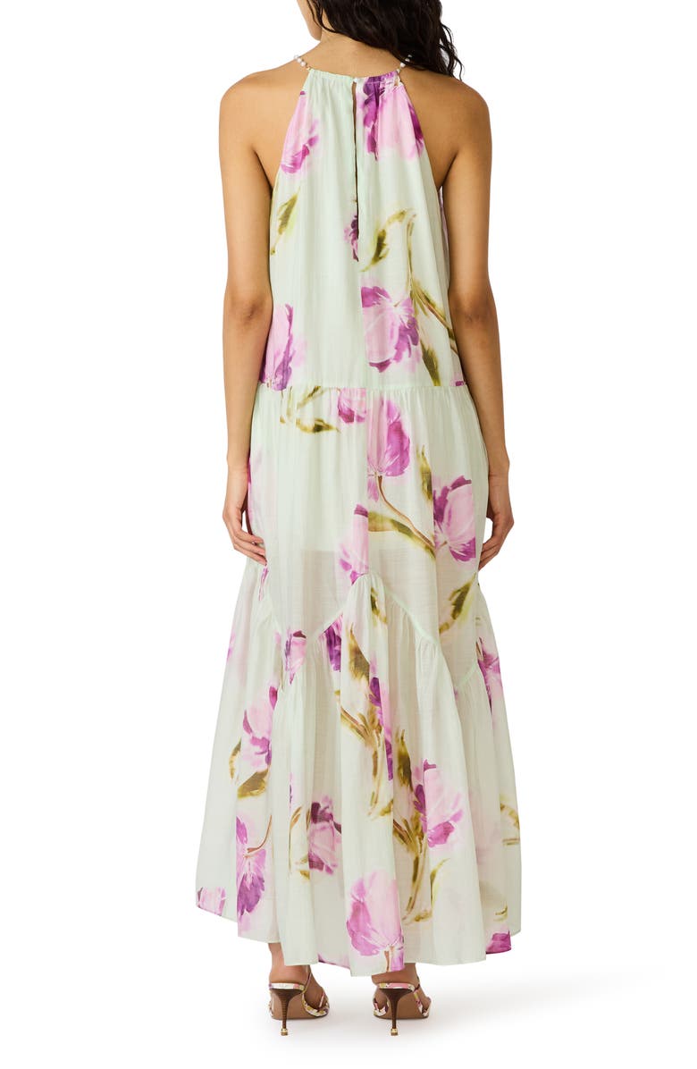 Steve Madden Jamie Floral Print Maxi Dress, Alternate, color, English Rose
