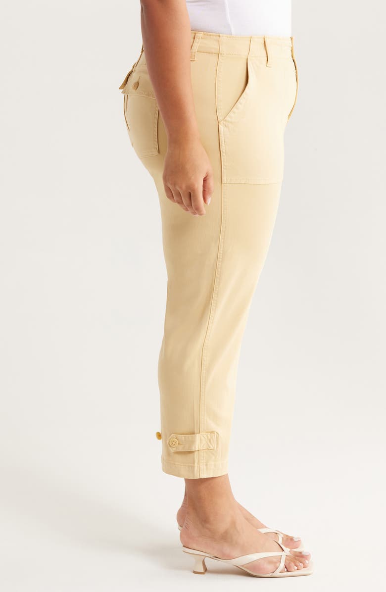 Liverpool Los Angeles Utility Crop Wide Leg Cargo Pants, Alternate, color,