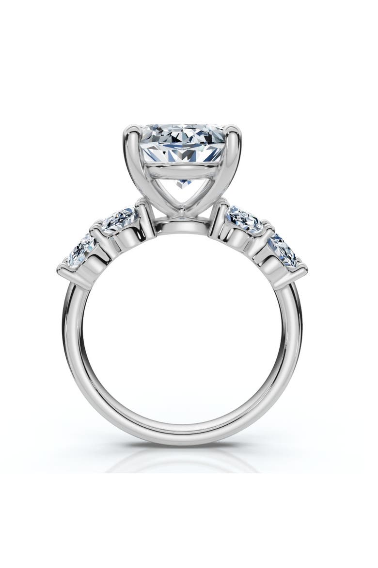 Certified 8.50Ct Oval Diamond Engagement Ring 14k Gold, Alternate, color, 14k White Gold