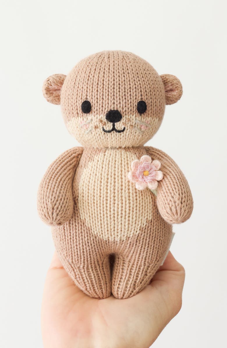 cuddle+kind Baby Otter Stuffed Animal, Alternate, color, Brown