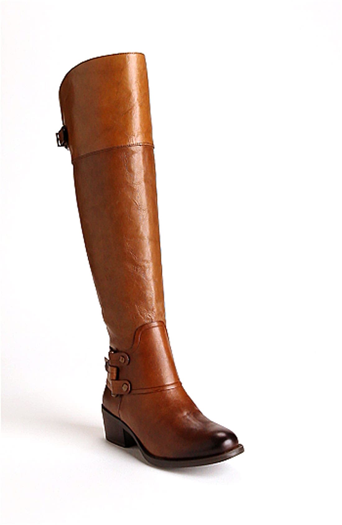 'Brooklee' Over the Knee Boot, Alternate, color, RICH COCOA