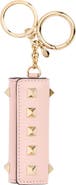 Valentino Garavani Rockstud Leather Lipstick Keychain