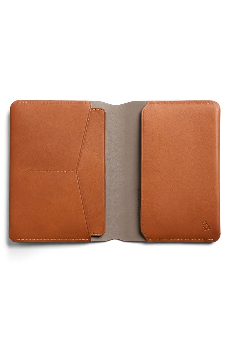 RFID Passport Cover Travel Wallet, Alternate, color, CARAMEL
