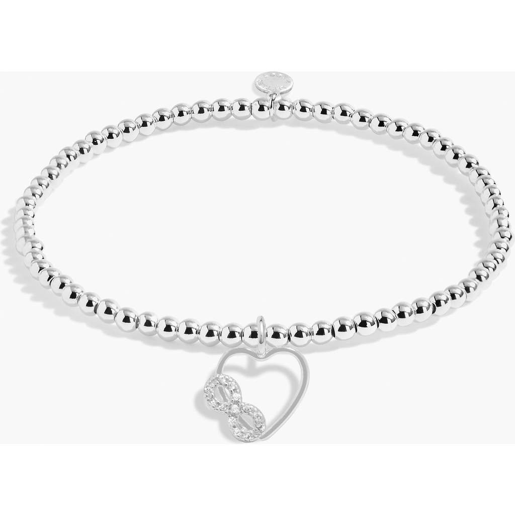 A Littles & Co. A Littles & Co A Little 'friends Make You Laugh Louder, Smile Brighter And Dream Bigger' Bracelet In In Silver