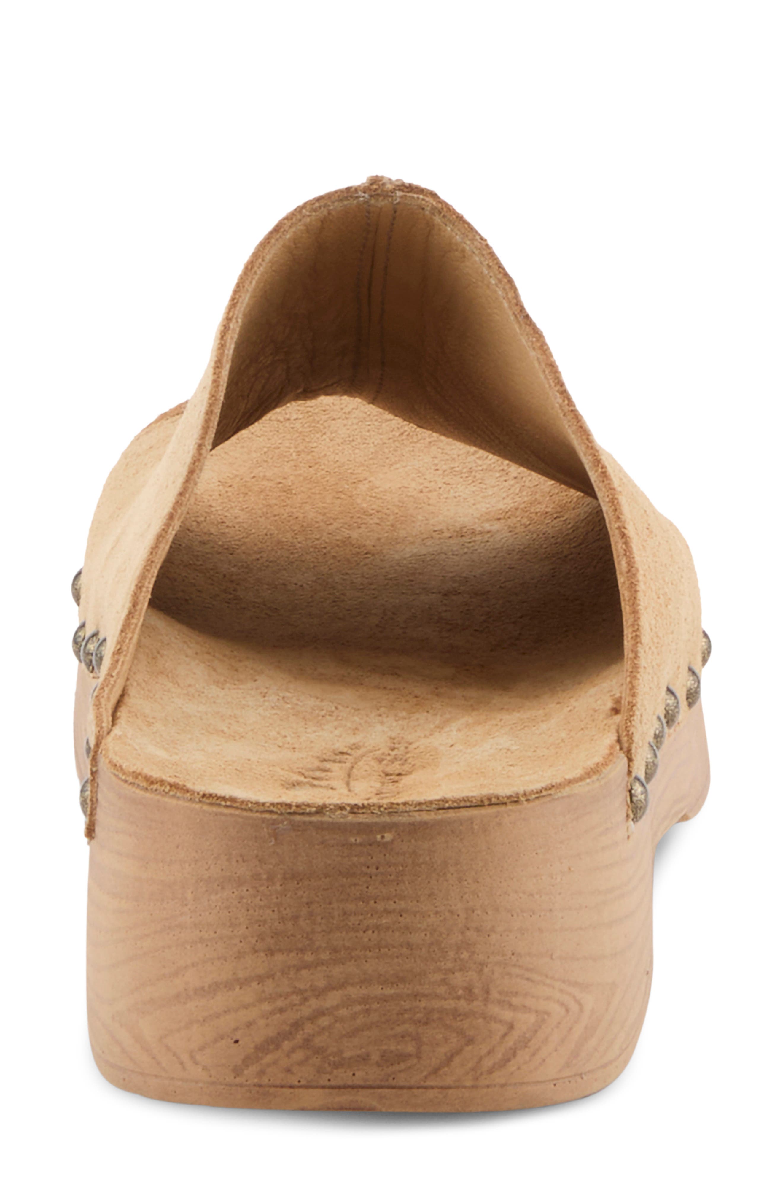 Emberlyn Slide Sandal, Alternate, color, BEIGE SUEDE