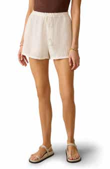 Dune Organic Cotton Gauze Drawstring Shorts