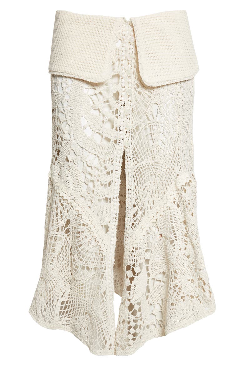 Rita Lace Cover-Up Skirt, Alternate, color, ECRU