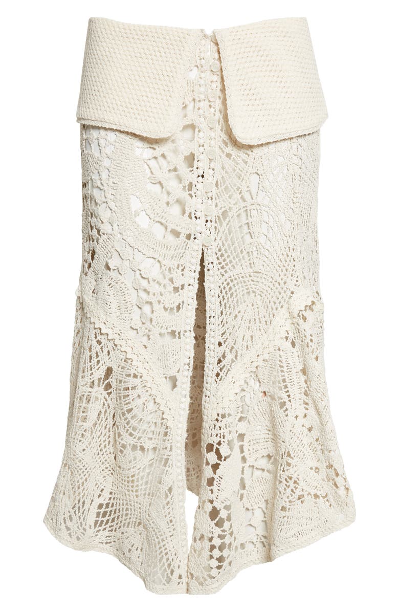 Siedrés Rita Lace Cover-Up Skirt, Main, color, Ecru