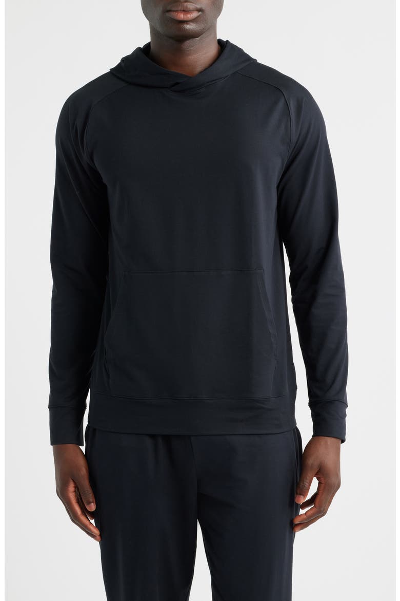 Live In Performance Hoodie, Main, color, BLACK CAVIAR