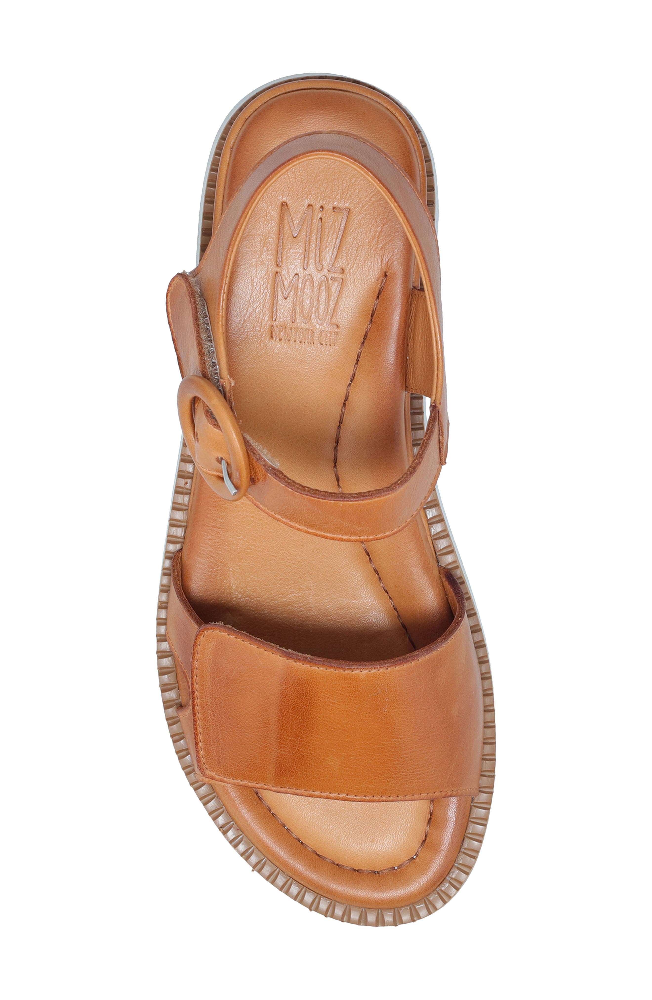 Eva Ankle Strap Platform Wedge Sandal, Alternate, color, BRANDY