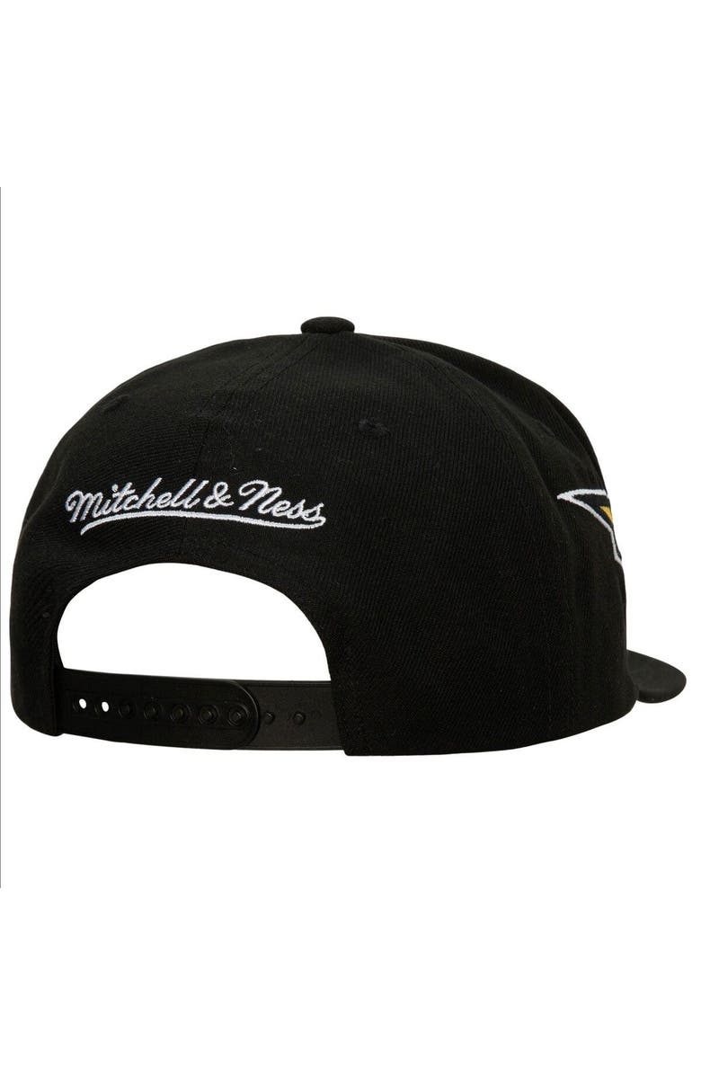 Mitchell & Ness Men's Mitchell & Ness Black Pittsburgh Penguins Double Trouble Lightning Snapback Hat, Alternate, color, Black