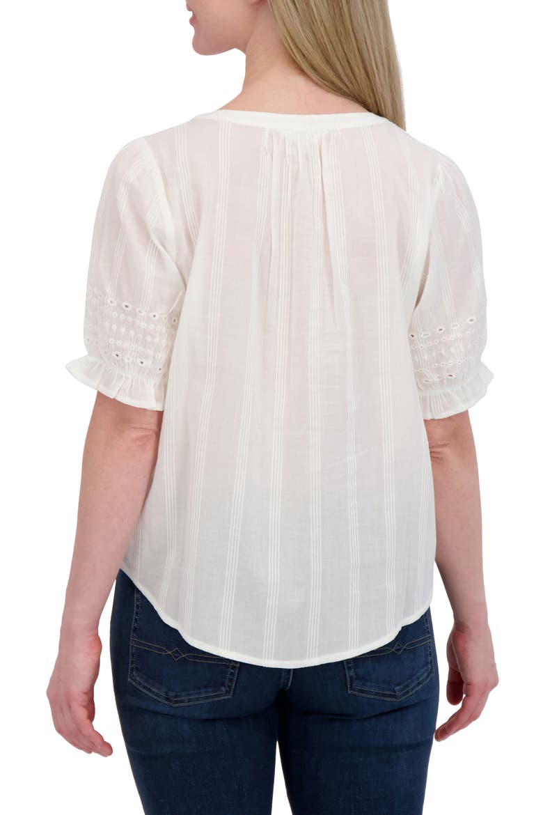 Button Front Shirt, Alternate, color, BRIGHT WHITE
