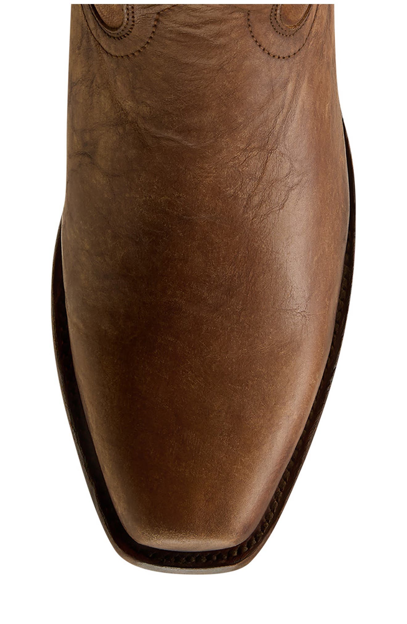 Knoxville Square Toe Western Boot, Alternate, color, GRAVEL BROWN