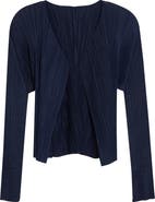 Pleats Please Issey Miyake New Colorful Basics 4 Pleated Cardigan
