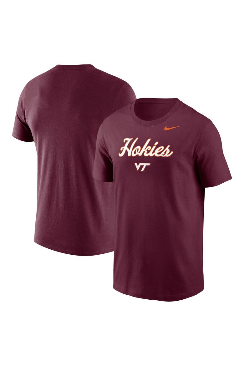 Men's Nike Maroon Virginia Tech Hokies  Practice T-Shirt, Main, color, Maroon