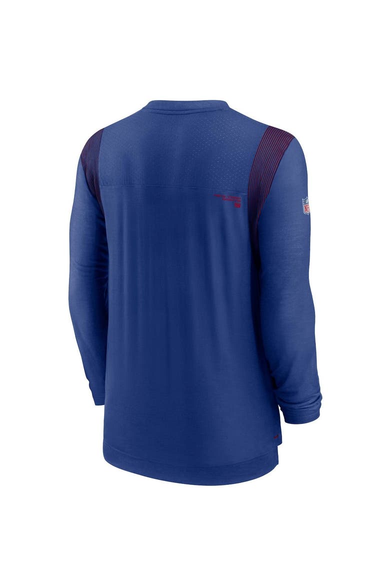 Men's Nike Royal New York Giants Sideline Player UV Performance Long Sleeve T-Shirt, Alternate, color, Royal