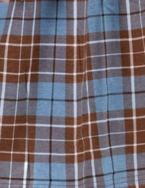 Leveret Girls Skirt Dress With Matching Doll Dress, 100% Cotton In Brown