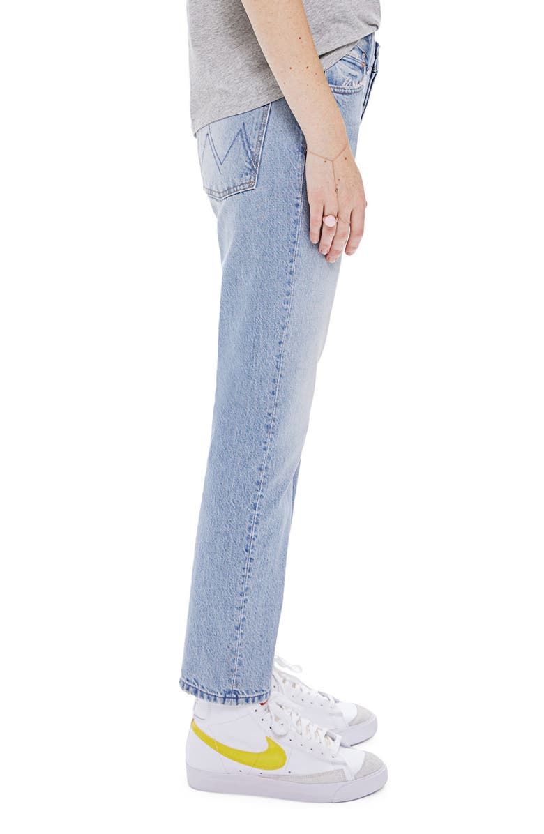 MOTHER Hiker Hover High Waist Straight Leg Jeans, Alternate, color, 
