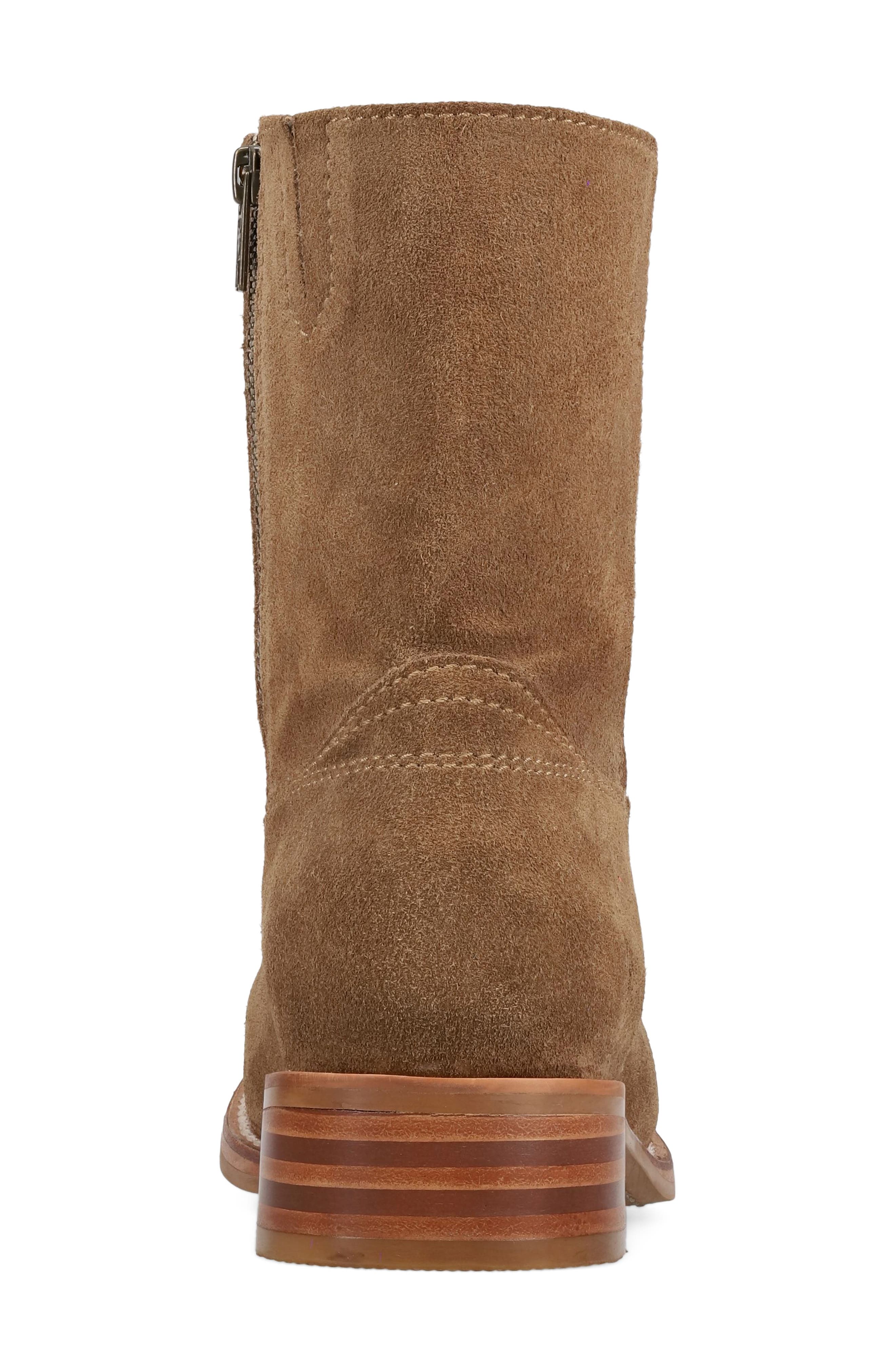 Campus Inside Zip Boot, Alternate, color, MUSHROOM