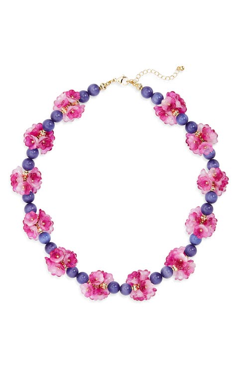 Yasamin Floral Beaded Necklace