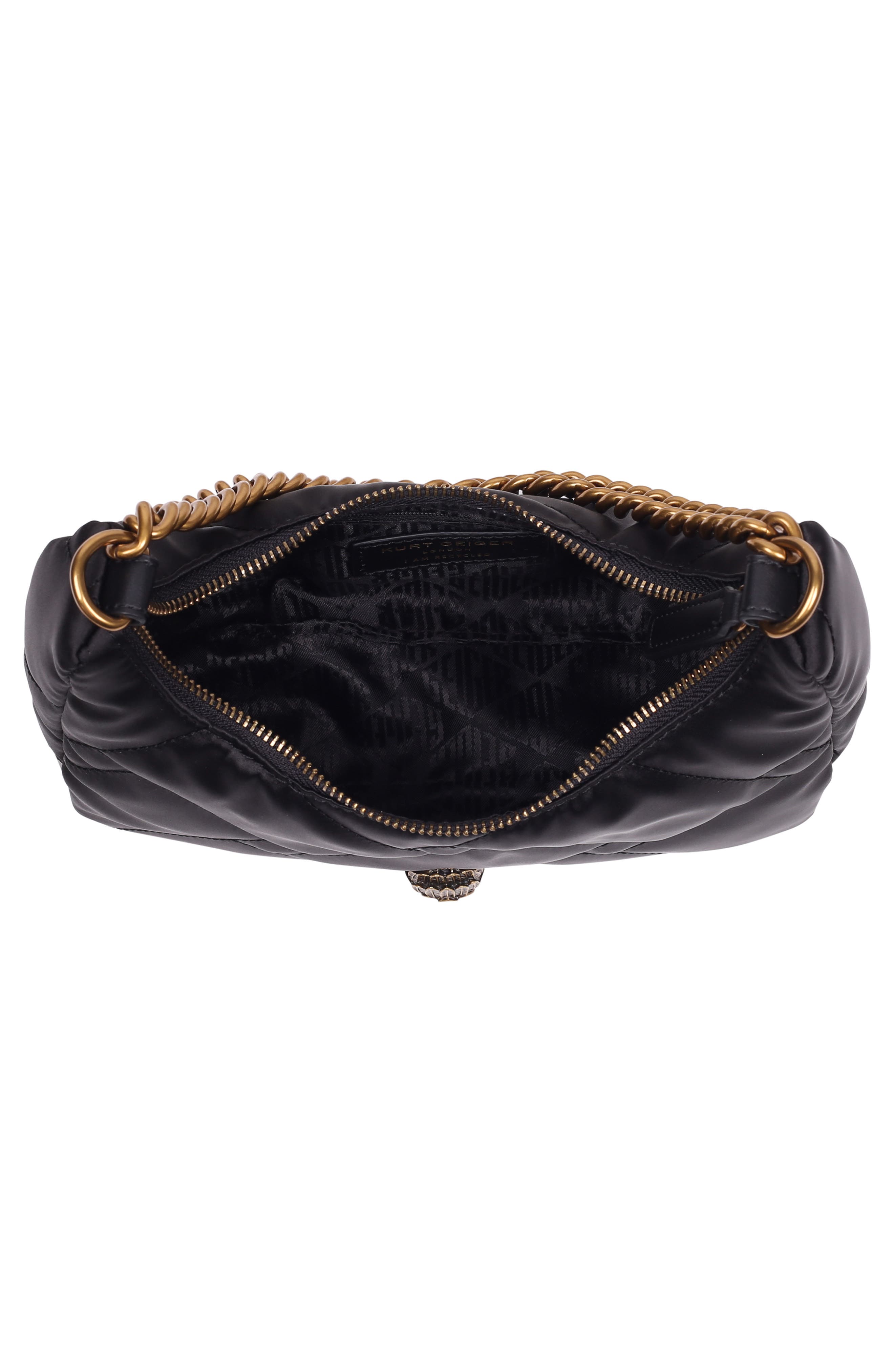 Kurt Geiger London Quilted Crossbody Bag, Alternate, color, 