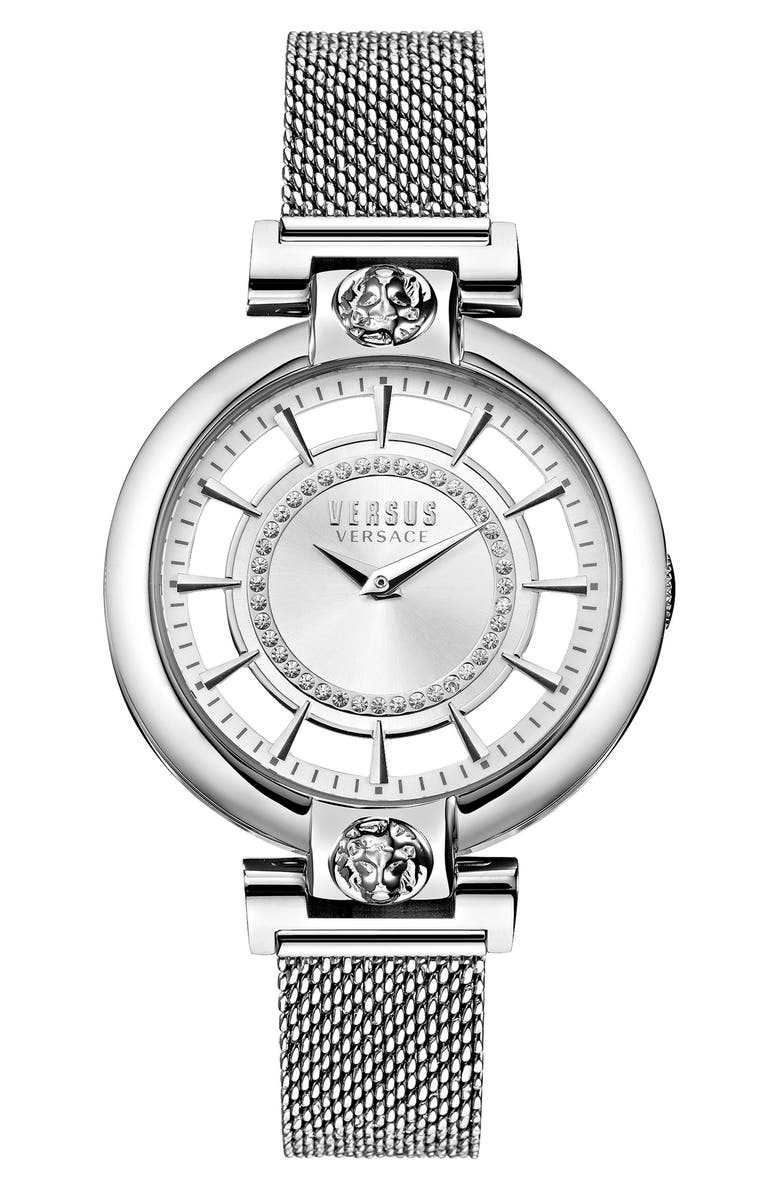 VERSUS Versace Silver Lake Round Watch, 36mm | Nordstromrack display picture 2