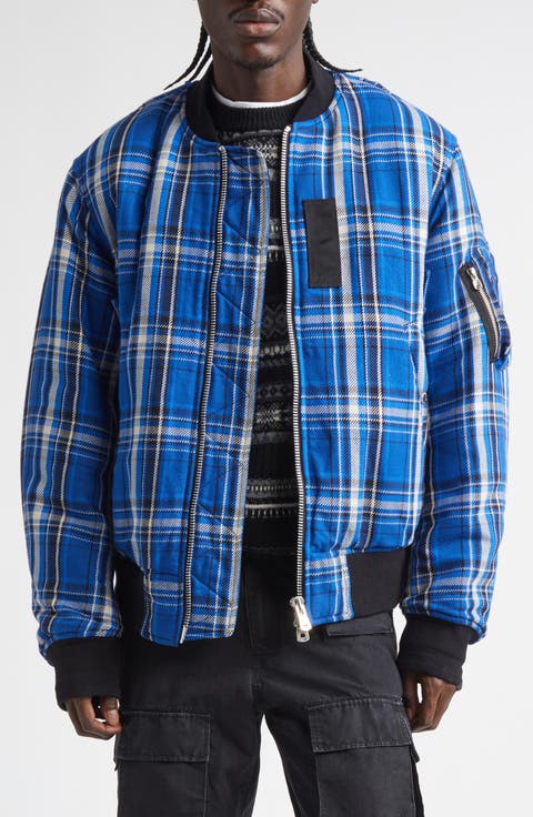x Rafu Flannel Flight Jacket