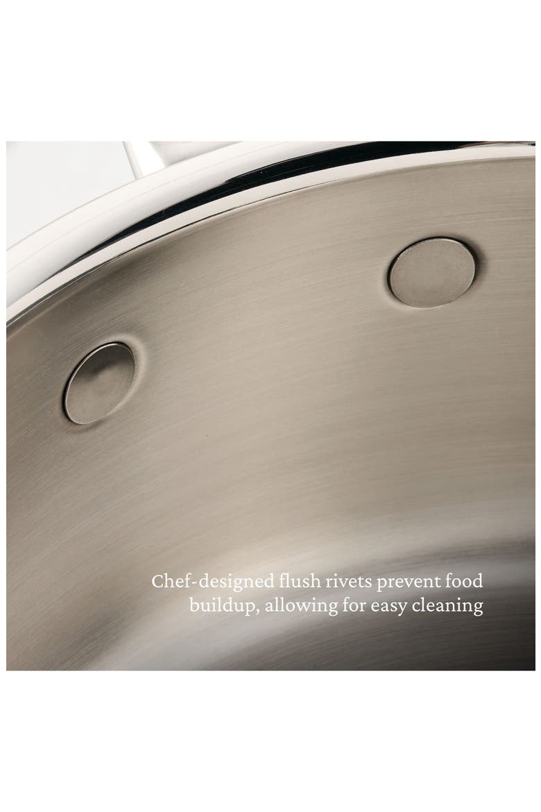 ProBond® Luxe Professional Clad Stainless Steel 6-Quart Stock Pot with Lid, Alternate, color, NO COLOR