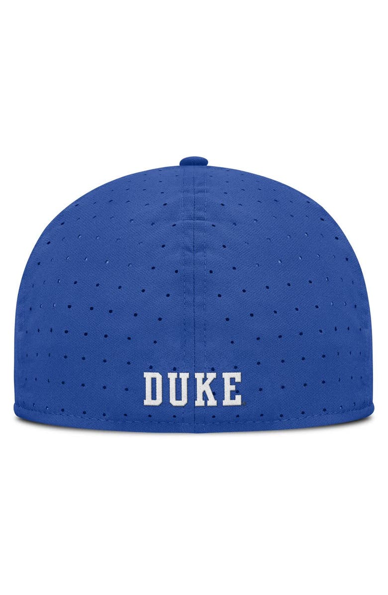 Nike Men's Nike Royal Duke Blue Devils On-Field Dugout True Performance Fitted Hat, Alternate, color,