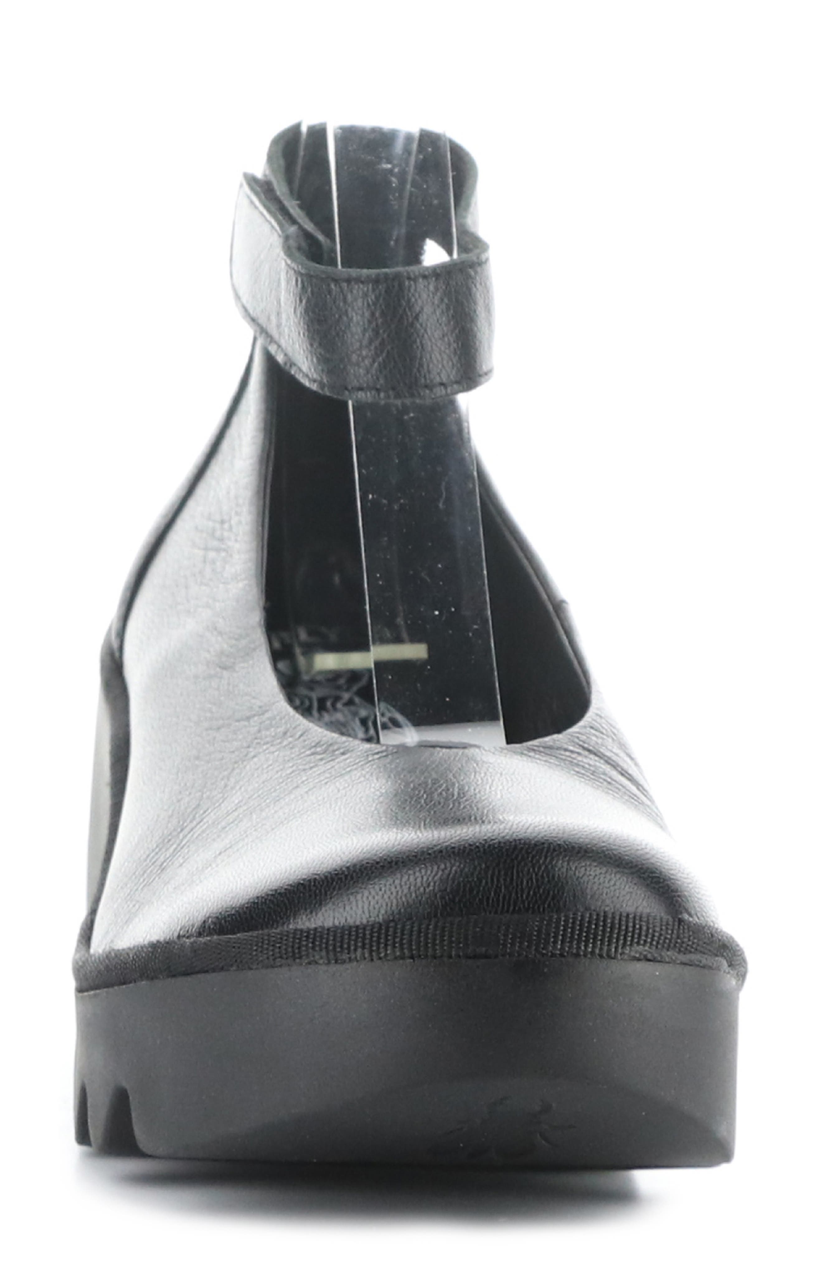 Fly London Tiry Ankle Strap Pump, Alternate, color, 000 Black Mousse